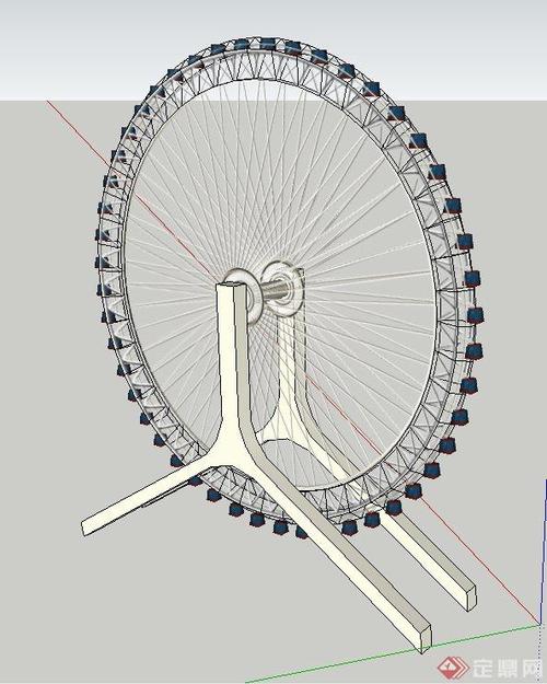 摩天輪設計中的創意理念 - BIM,Reivt中文網