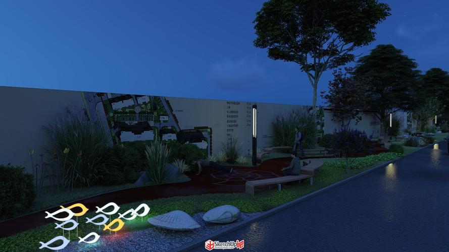 如何使用Lumion來創建夜晚建筑景觀燈光 如何使用Lumion來創建夜晚建筑景觀燈光 - BIM,Reivt中文網