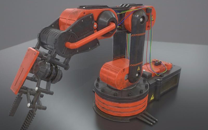 機械臂模型的3Dmax設計 - BIM,Reivt中文網