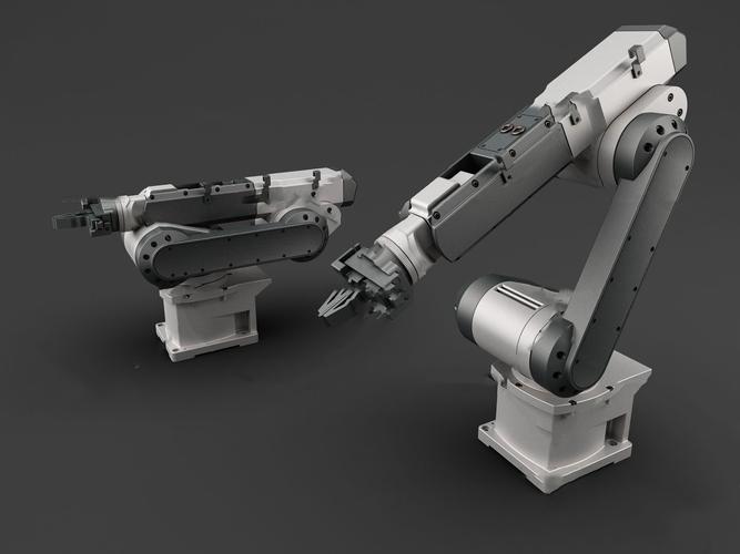 3Dmax設計的機械手臂 - BIM,Reivt中文網