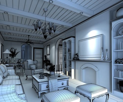 揭秘3DMax室內設計的四大應用技巧 - BIM,Reivt中文網