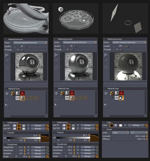 打造惟妙惟肖的質感懷表：3dsMax教程 - BIM,Reivt中文網