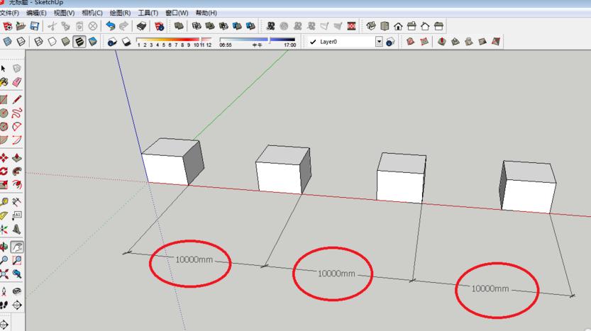 SketchUp草圖大師：多個圖形復制的方法與技巧 - BIM,Reivt中文網