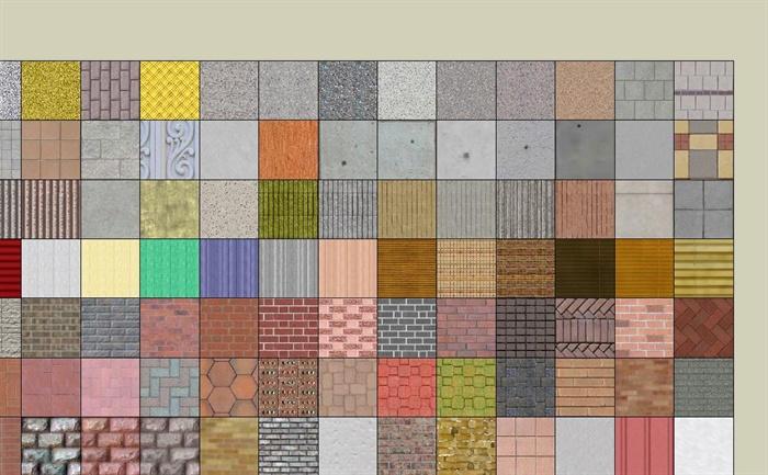 草圖大師SU材質(zhì)庫：作用與特點(diǎn)一覽 - BIM,Reivt中文網(wǎng)