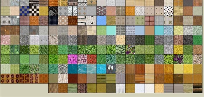 草圖大師SU材質(zhì)庫：作用與特點(diǎn)一覽 - BIM,Reivt中文網(wǎng)