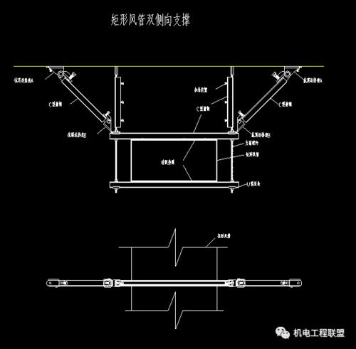 CAD繪制室外架空煤氣道管單層支架圖例的技巧與方法 - BIM,Reivt中文網
