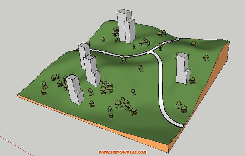 如何優化你的山地模型繪畫技巧 - BIM,Reivt中文網