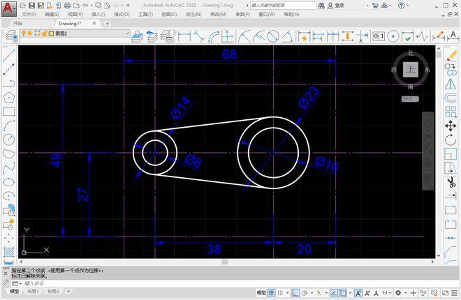 如何在CAD2023中繪制圓內切的正方形 - BIM,Reivt中文網
