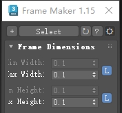 Frame Maker v1.15 for 3dmax 2016-2024最新免費版下載，附詳細圖文安裝教程！