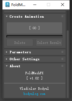 3dmax插件：FoldMeshFX V1.02 For 3Dmax 2010-2024官方正式版下載