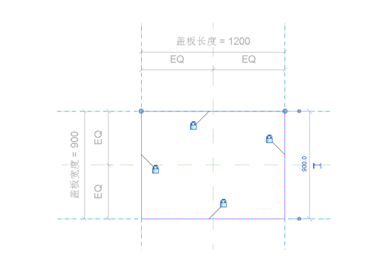腿腿教學(xué)網(wǎng)-BIM等級(jí)考試二級(jí)建筑教程 | 第2部分：公制常規(guī)模型族實(shí)例——排水溝蓋板