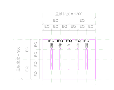 腿腿教學(xué)網(wǎng)-BIM等級(jí)考試二級(jí)建筑教程 | 第2部分：公制常規(guī)模型族實(shí)例——排水溝蓋板